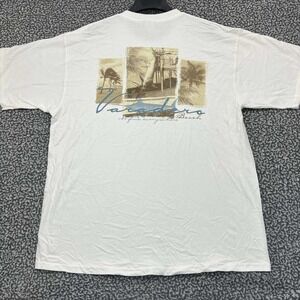 Vintage‎ Varadero Beach Shirt Men XL White Breakwater Short Sleeve Deadstock New